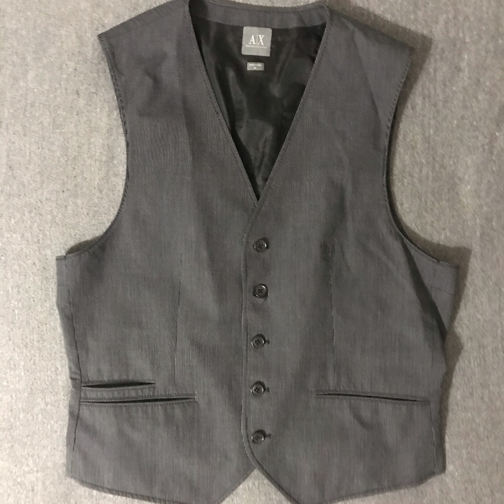 Armani Exchange Men’s Pin Striped Vest Size XL